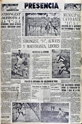 Presencia, edición del 15 de junio de 1964