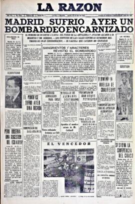 La Razón , edición del 22 de abril de 1937