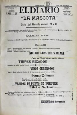 El Diario, edición del 16 de Marzo de 1906
