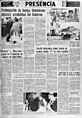 Presencia, edición del 13 de febrero de 1966