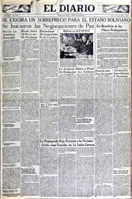 El Diario, edición del 10 de julio de 1951