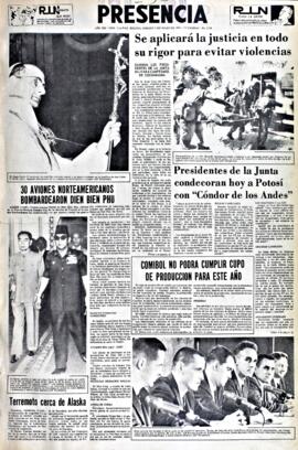 Presencia, edición del 3 de julio de 1965