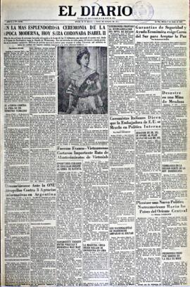El Diario, edición del 2 de junio de 1953