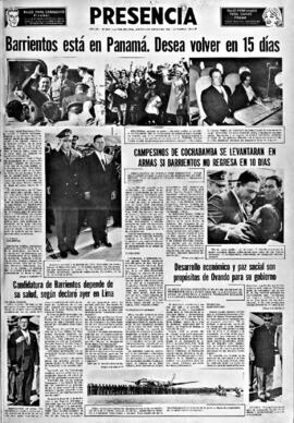 Presencia, edición del 6 de enero de 1966