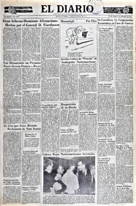 El Diario, edición del 27 de septiembre de 1952