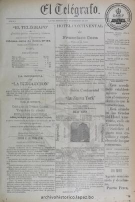 El Telegrafo, edición del 26 de septiembre de 1894