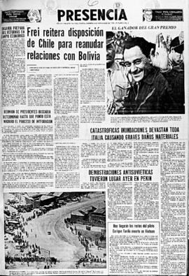 Presencia, edición del 6 de noviembre de 1966