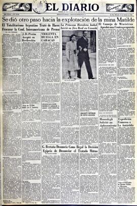 El Diario, edición del 10 de octubre de 1951