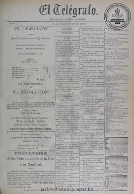 El Telegrafo, edición del 27 de junio de 1896