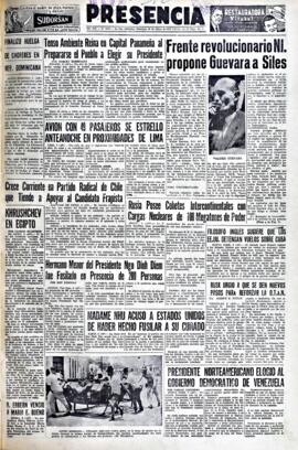Presencia, edición del 10 de mayo de 1964