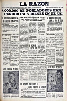 La Razón, edición del 28 de enero de 1937