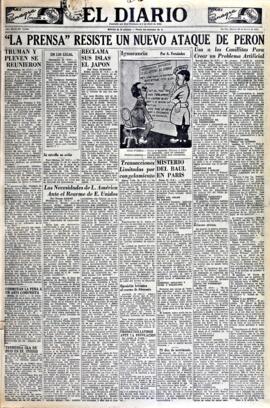 El Diario, edición del 30 de enero de 1951