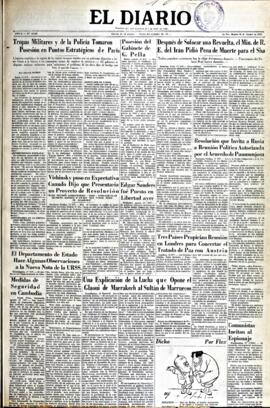 El Diario, edición del 18 de agosto de 1953