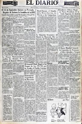 El Diario, edición del 11 de septiembre de 1953