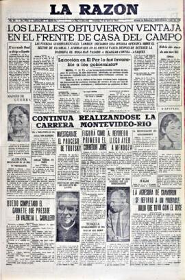 La Razón , edición del 11 de abril de 1937