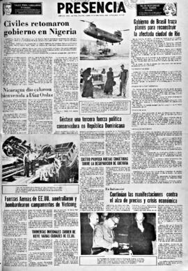 Presencia, edición del 17 de enero de 1966