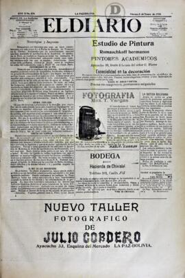 El Diario, edición del 5 de enero de  1906