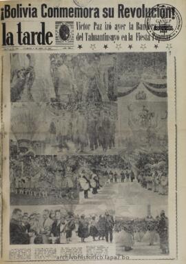 La Tarde, edición del 9 de abril de 1961