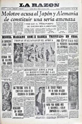La Razón, edición del 11 de enero de 1936