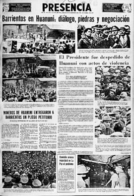 Presencia, edición del 10 de diciembre de 1966