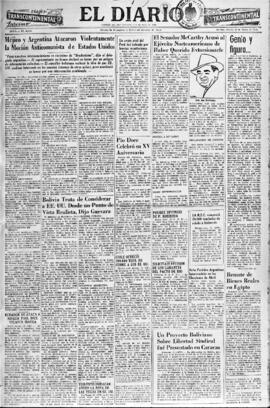 El Diario, edición del 13 de marzo de 1954