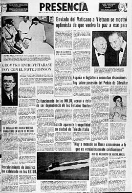 Presencia, edición del 10 de octubre de 1966