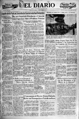 El Diario, edición del 5 de octubre de 1954