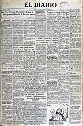 El Diario, edición del 13 de junio de 1953
