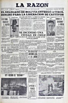 La Razón, edición del 5 de marzo de 1936