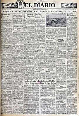 El Diario, edición del 19 de diciembre de 1951