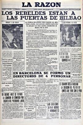 La Razón, edición del 6 de mayo de 1937