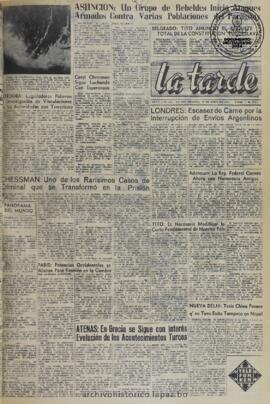 La Tarde, edición del 30 de abril de 1960