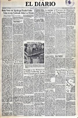 El Diario, edición del 28 de diciembre de 1952