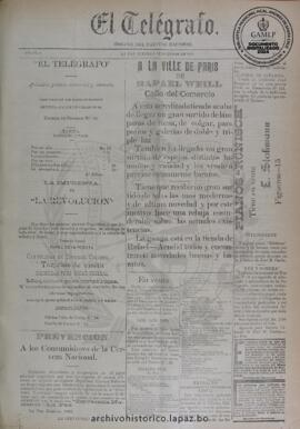 El Telegrafo, edición del 8 de octubre de 1896