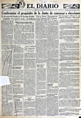 El Diario, edición del 30 de diciembre de 1951
