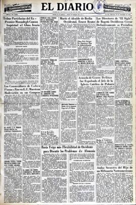 El Diario, edición del 30 de septiembre de 1953