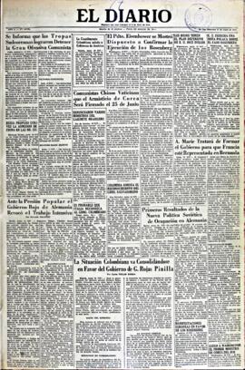 El Diario, edición del 17 de junio de 1953