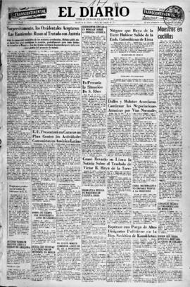 El Diario, edición del 14 de febrero de 1954