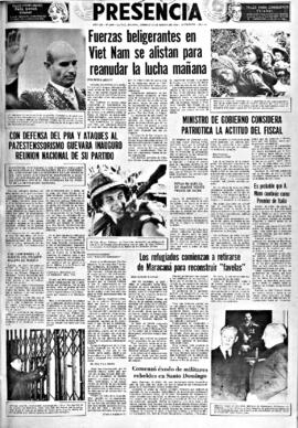 Presencia, edición del 23 de enero de 1966