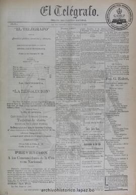 El Telegrafo, edición del 5 de noviembre de 1896