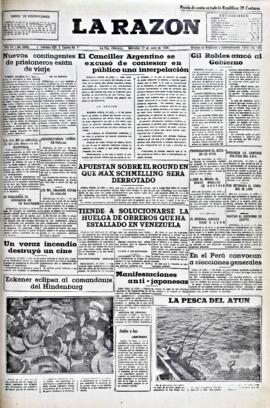 La Razón, edición del 17 de junio de 1936