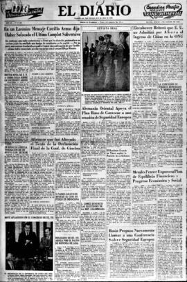 El Diario, edición del 5 de agosto de 1954