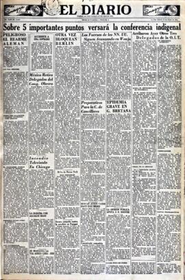 El Diario, edición del 13 de enero de 1951