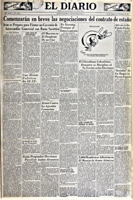 El Diario, edición del 18 de septiembre de 1951