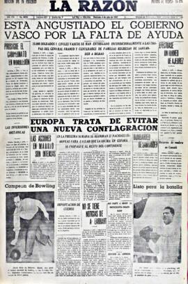 La Razón, edición del 4 de julio de 1937