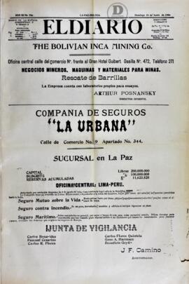 El Diario, edición del 10 de junio de 1906