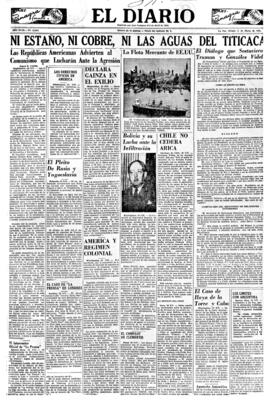 El Diario, edición del 31 de marzo de 1951