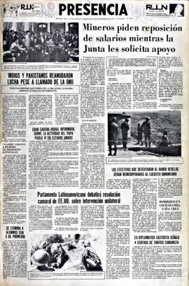 Presencia, edición del 29 de septiembre de 1965
