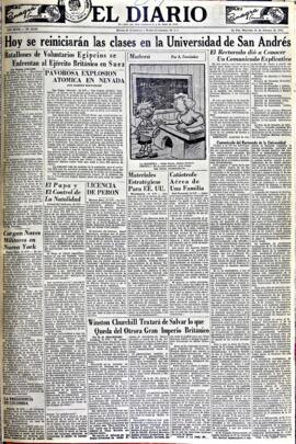 El Diario, edición del 31 de octubre de 1951