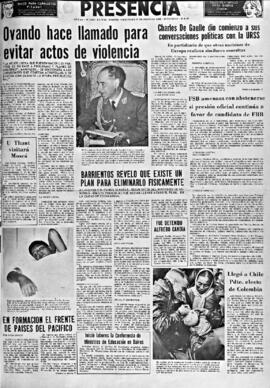 Presencia, edición del 22 de junio de 1966